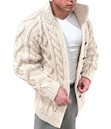 Cardigans homme automne hiver tricot col en v boutonné Onsoyours