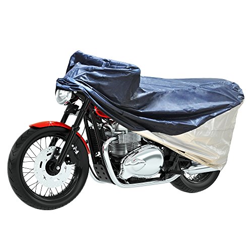 Detailer's Preference Funda para Motocicleta al Aire Libre, Resistente al Agua, protección para Todo Tipo de Clima, Grande, Compatible con hasta 99 Pulgadas