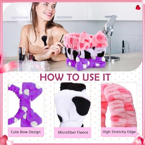 WSYUB 3-Piece Spa Headbands for Face Washing, Makeup & Skincare, Perfect for Girls & Women, Birthday Party - Image 4