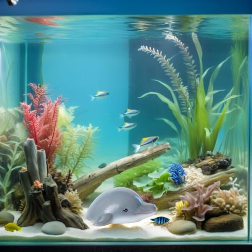 Cabeza de delfín para estanques decorativa con efecto flotante para acuarios exteriores 6