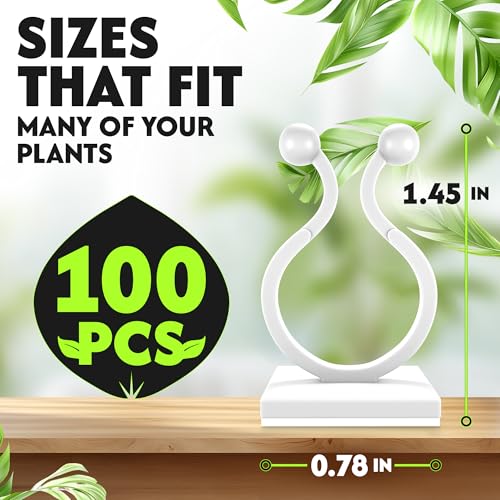 image for DIMROM Plant Clips for Climbing Plants - 100Pcs Plant Support Adhesive