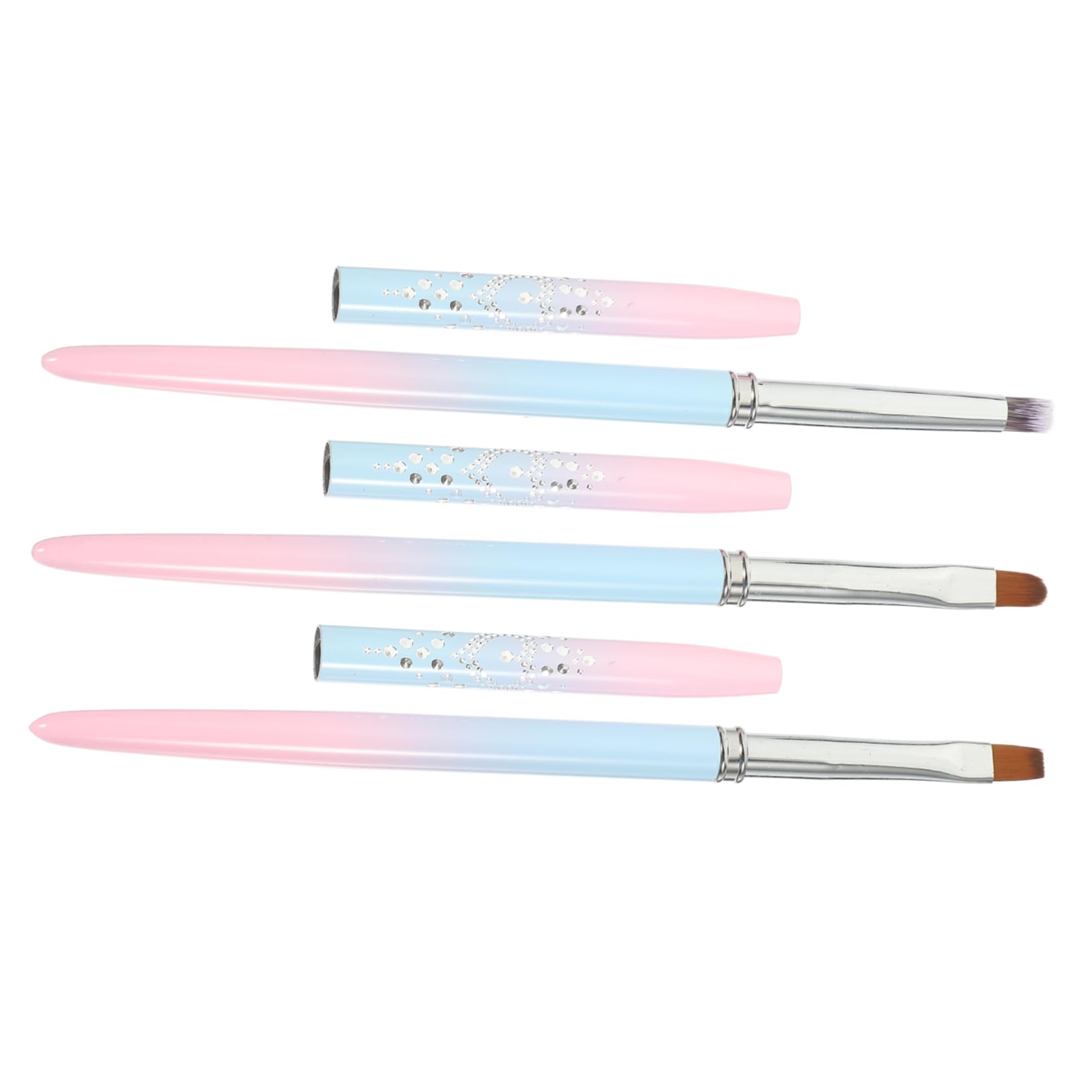 Healeved 15pezzi Pennello Per Nail Art Per Manicure Professionale Strumenti Per Decorazioni Unghie Facile Da Usare e Portatile Per Casa e Salone