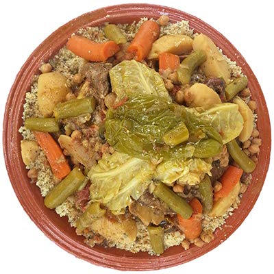 Tajine Marocain Artisanal - 22cm, Argile Non émaillée, Fait Main à Marrakech Plat A Tajine