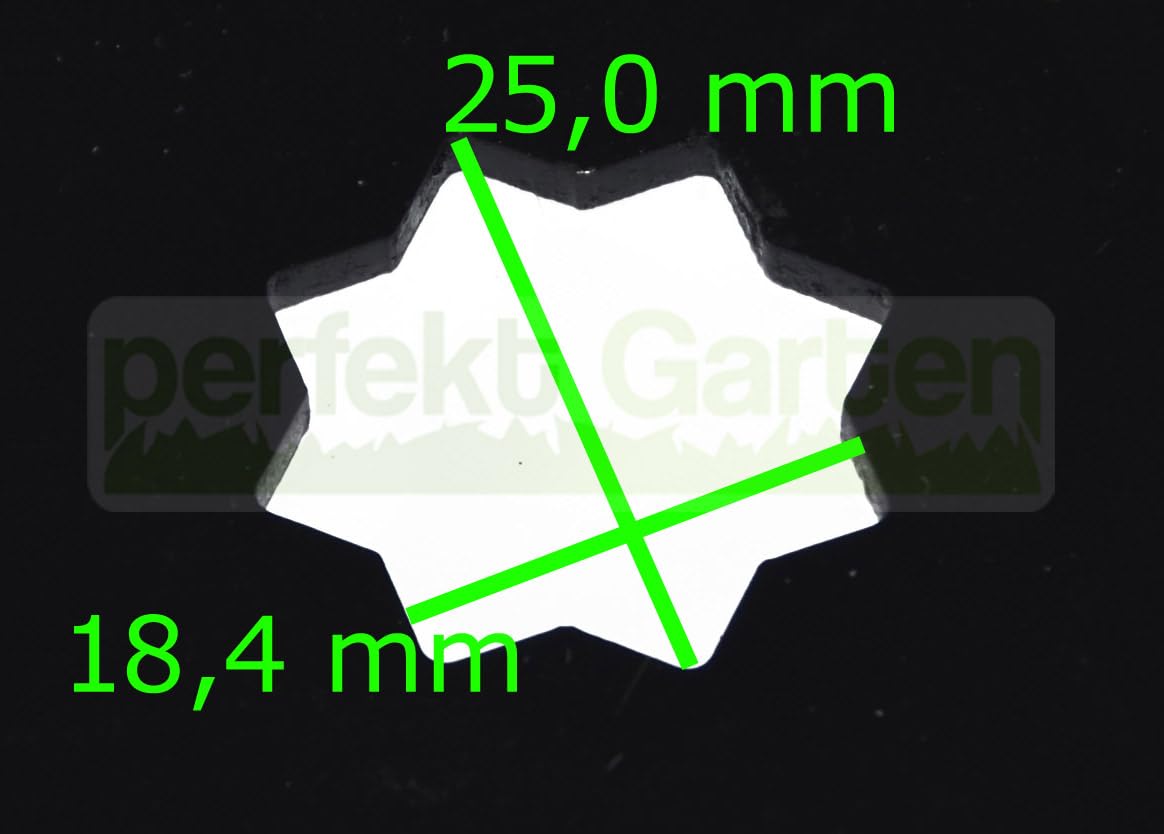 perfektGarten 17 x ostrza wertykulatora kompatybilne z Wolf UV 38 BX - stal HQ