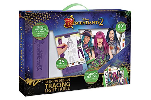 Disney Descendants 2 Fashion Design Tracing Light Table Set