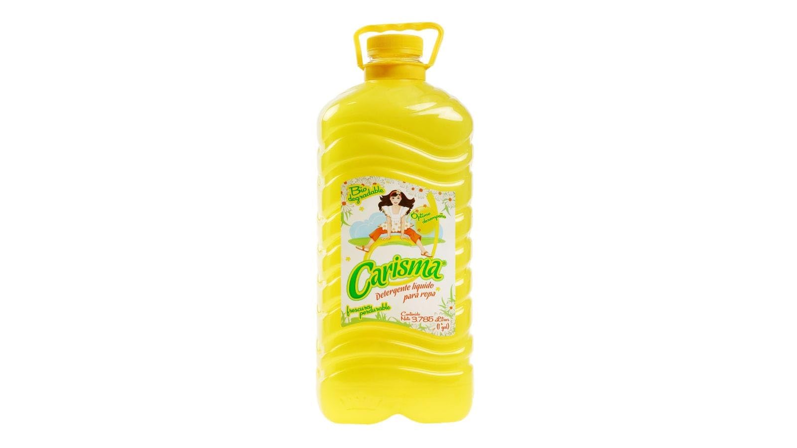 Carisma Biodegradable Laundry Detergent - Floral Fresh Scent, Removes Tough Stains & Odors - Safe for All Fabrics, Long-Lasting Softness (127.79 Fl Oz