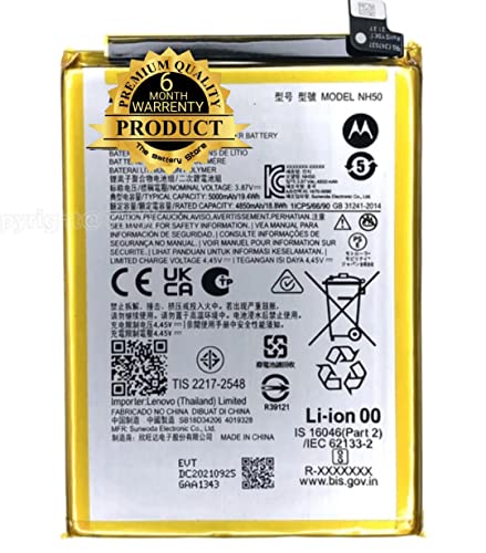 Image of Original NH50 Battery for Motorola NH50 Battery for G22 (XT2231-1, XT2231-2) Battery with 6 Month Warranty **** (P105)