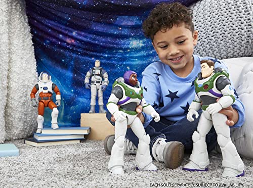 Image of Buzz Lightyear Disney Pixar Lightyear XL-01 Buzz Action Figure Large 12 inch Tall with Authentic Movie Details and 14 Movable Joints