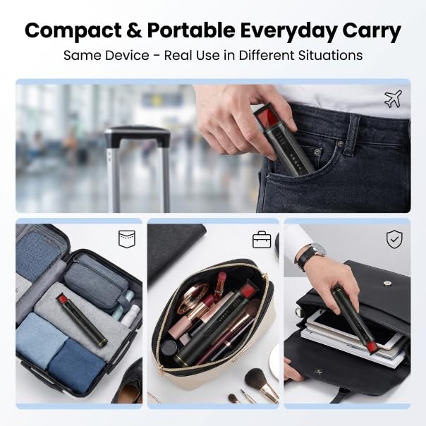 Image of Hidden Camera Detector Device- Pocket Sized Anti Spy Camera Detector, Listening Device GPS Tracker Detector, 5 Levels Sensitivity Adjustable 4 Professional Modes (F-710)