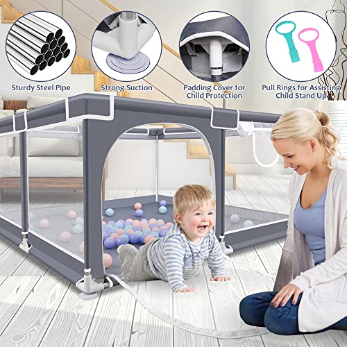 Baby-Playpen-Baby-Playard-Playpen-for-Babies-Indoor-Outdoor-Kids-Activity-Center-with-Anti-Slip-Base-Sturdy-Safety-Play-Yard-with-Soft-Breathable-MeshGrey