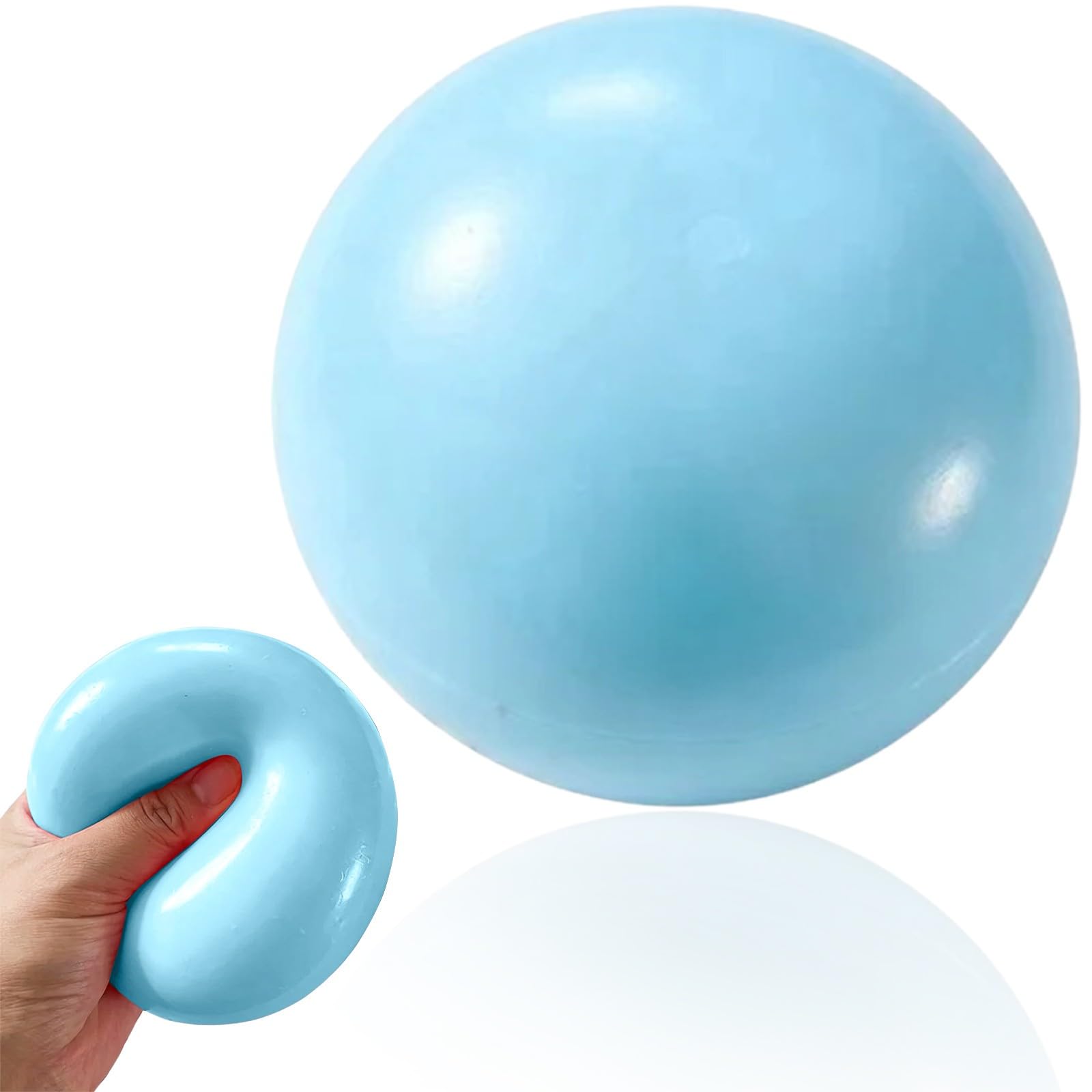 Cheese Squishy, Big Brain Cheese Stress Ball Realistic Design, Anxiety Relief Fidget Toy Sensory Toys For Adults & Kids (A-1) — image 1