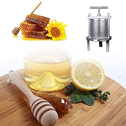 Honigabscheider, Edelstahl-Weinfruchtpresse Mit T-Förmigem Griff, Manueller Honigschleuder Für Große Und Kleine… – Bild 3