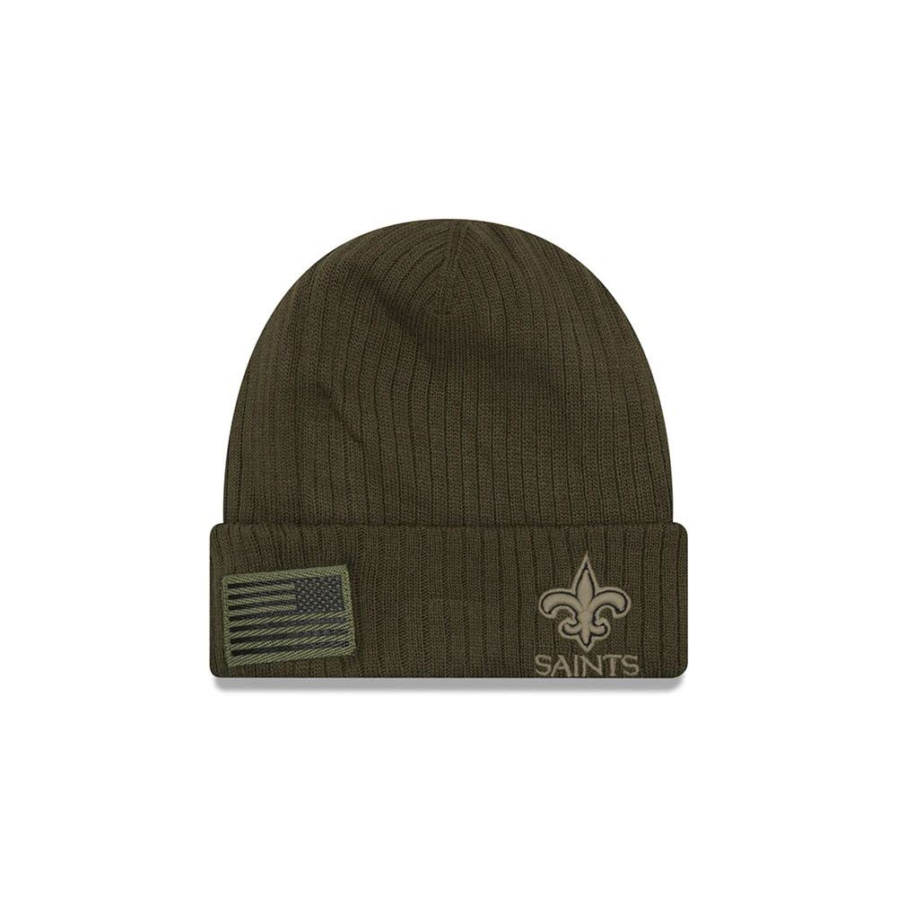 New Era Men's New Orleans Saints Salute To Service Knit Beanie