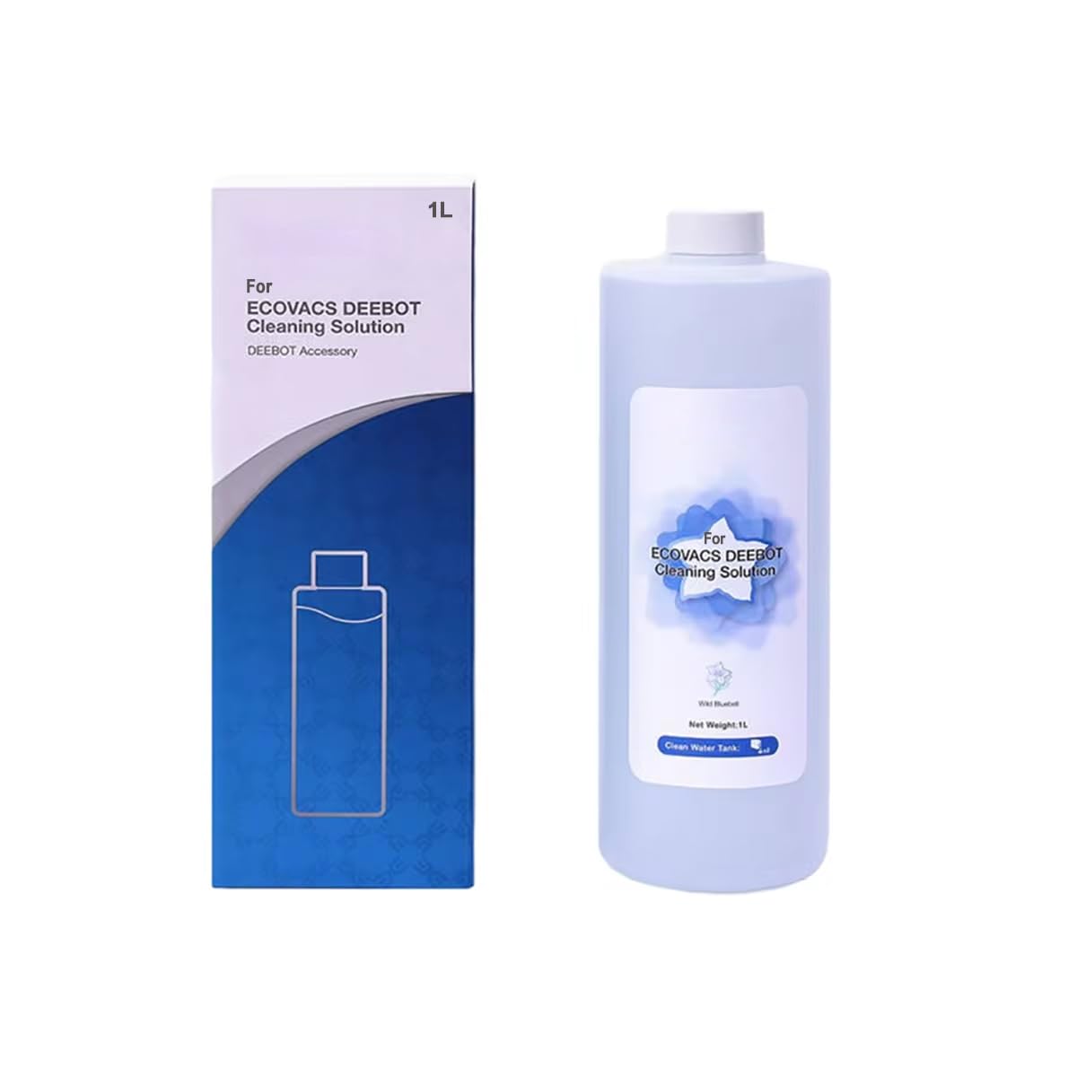 Geoviizon Reinigungslösung Kompatibel mit ECOVACS DEEBOT X8/X9/X11/T50/X5 Omni/X2 OMNI/T30S Combo / T30 (Pro) Omni/T20 OMNI/X1 OMNI/X1e OMNI/X1 TURBO/T10 TURBO Saugroboter