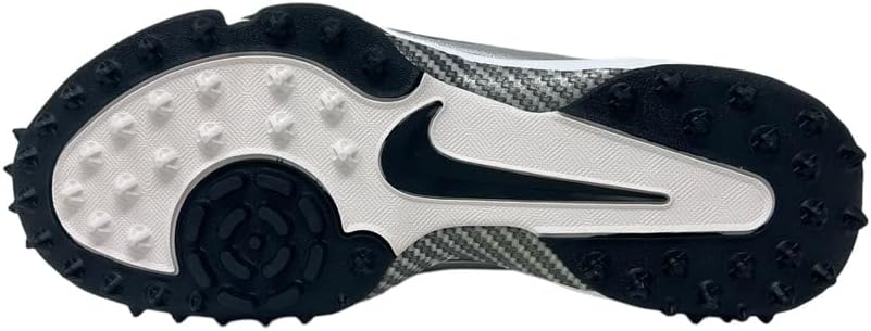 Miniatura 6 de Nike Alpha Menace Pro 2 D - Botines de fútbol para hombre, color negroblanco, talla 7M de EE. UU