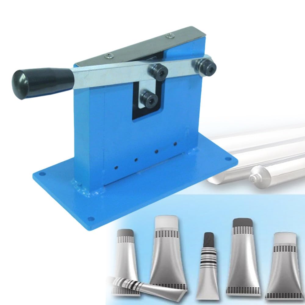 ShaiVrissian Thermoplastic Tube Sealer,Manual Aluminum Laminate Tube Sealer with Date Letter Coder Printer Marker,For Cosmetic,Medicine,Food and Composite Tube Packaging Standard