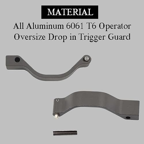 Miniatura 3 de GOTICAL All Aluminum 6061 T6 Operator - Protector de gatillo de gran tamaño resistente y duradero (negro)