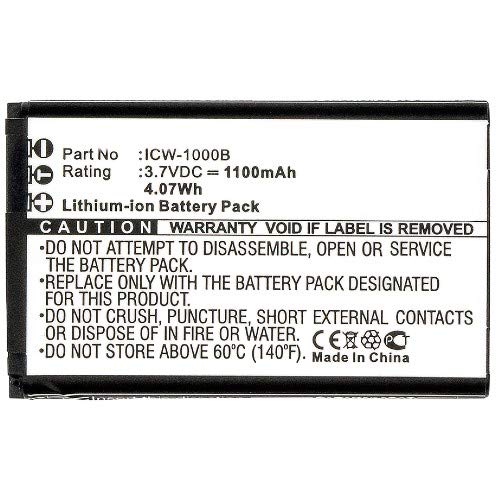 Synergy Digital Cordless Phone Battery, Compatible with UniData KAL523450AR Cordless Phone, (Li-ion, 3.7V, 1100mAh) Ultra High Capacity, Replacement for Incom 0 Battery