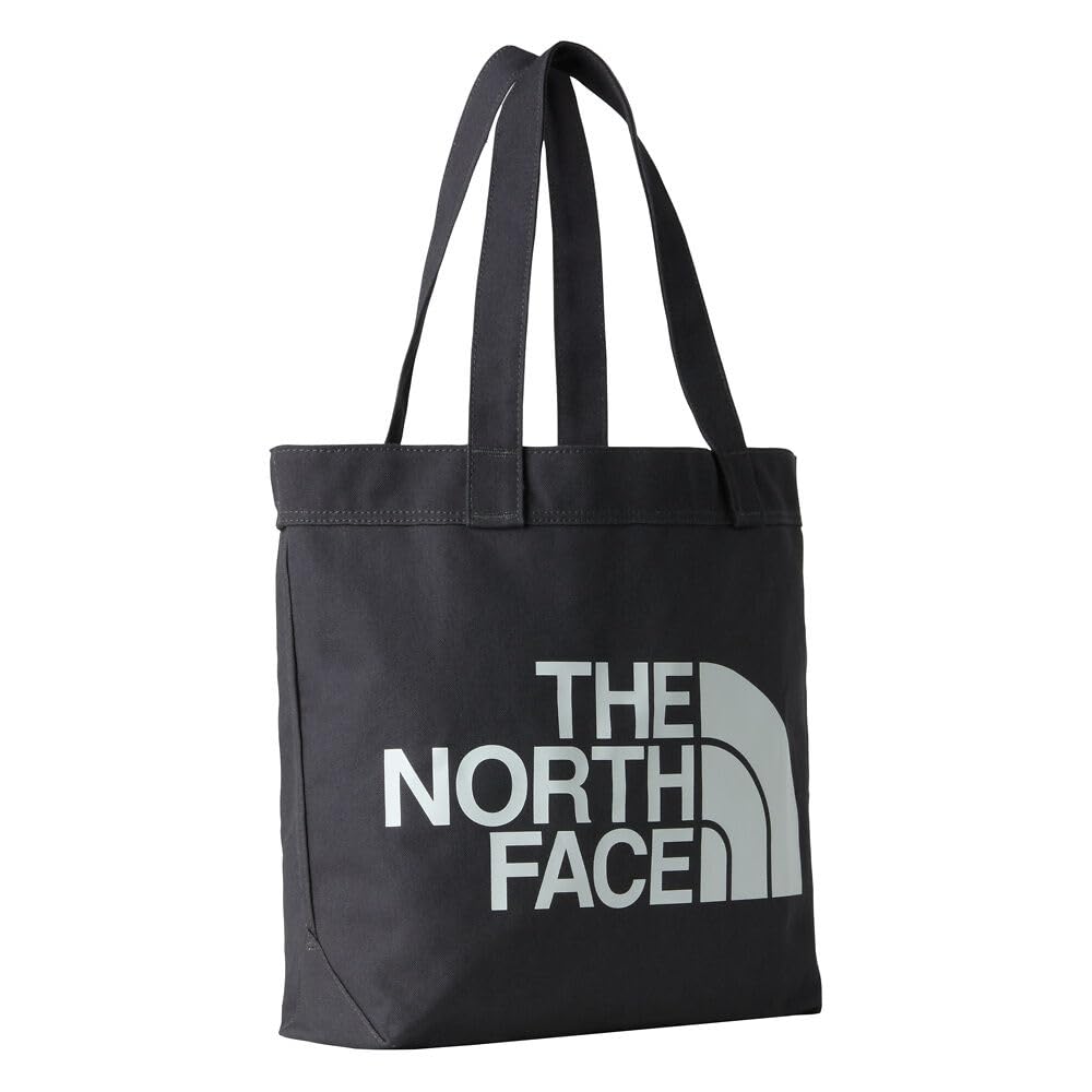 The North Face Unisex Cotton 17L Tote Bag, Asphalt Grey/Tnf White