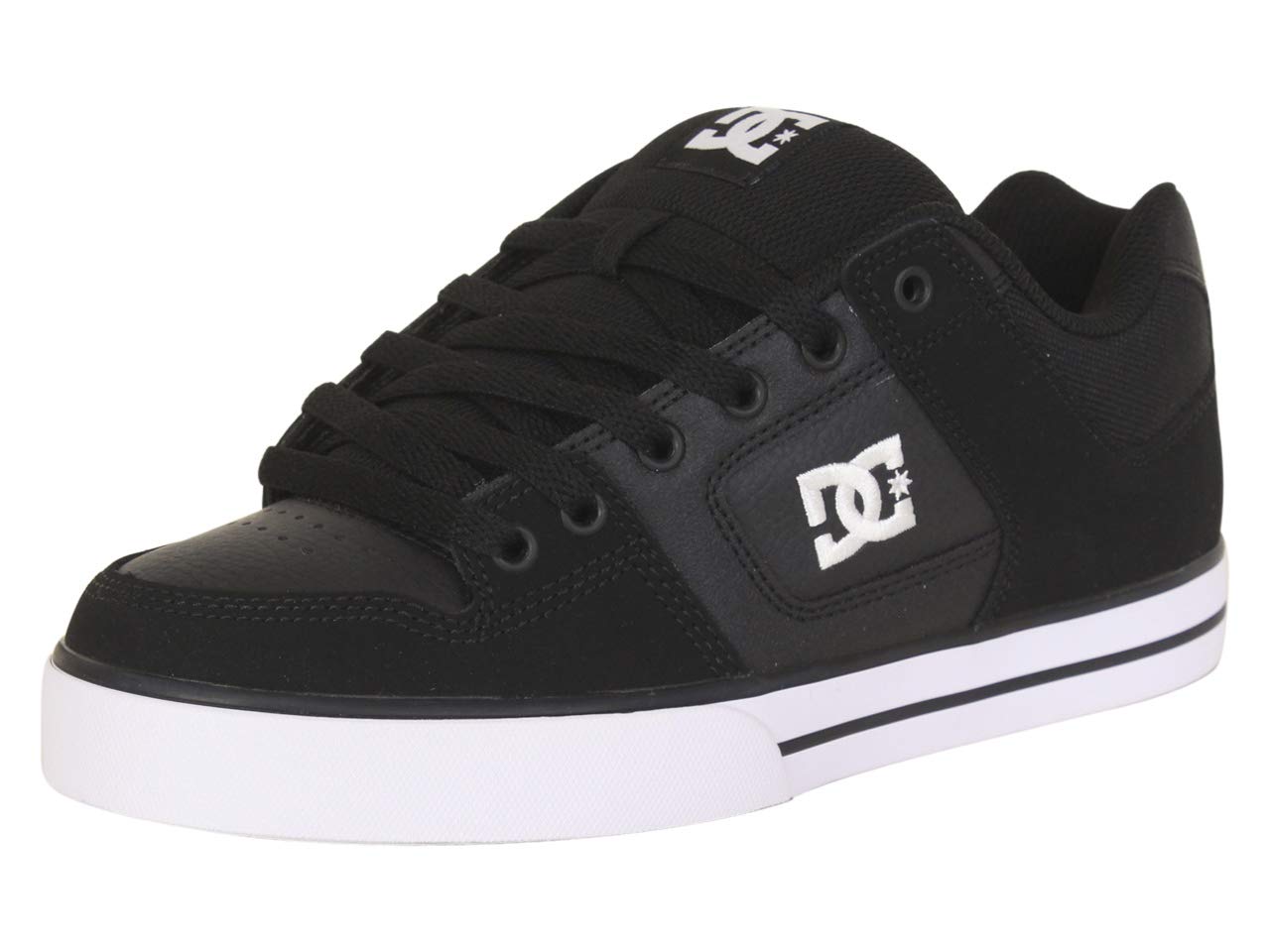DC Shoes Pure Shoe - Men's Skateboarding Black/White
