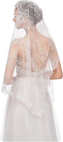 Miniatura 2 de Misa Católica Velos Mantilla Chal Capilla Velo Capilla Española Misa Iglesia Mantilla Velo para Misa Latina