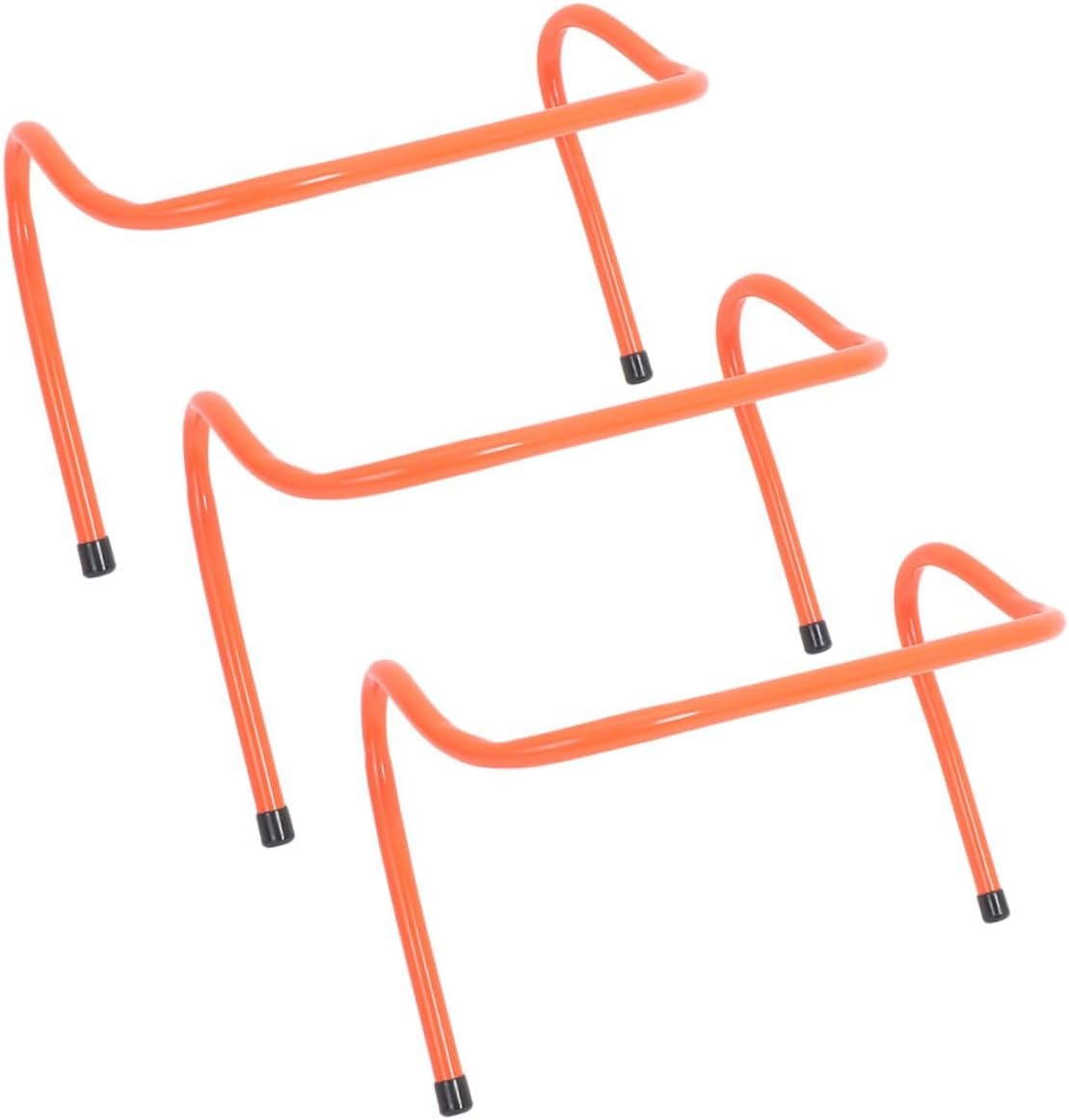 3pcs Speed Agility Hurdles Set 15cm Plastic Soccer Football Training Accessories for Youth Sports Conditioning and Speed Drills