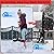 Snow Shovel Kit?Electric Snow Shovel 16 Inch Cordless Snow Shovel,for Driveway, Patio, Deck (Battery and Charger Included),Red-1Battery