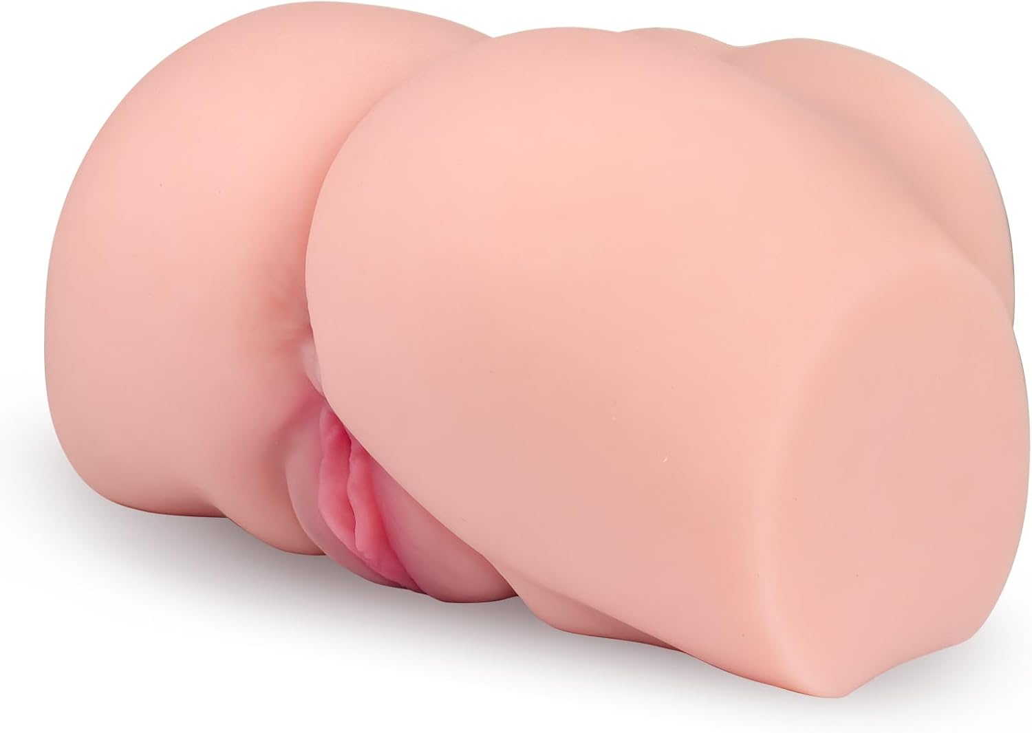 6.6LB Realistic Pocket Pussy Butt for Men, Male Masturbator with Dual Realistic Vagina and Tight Anal Channels, Lifelike Silicone Full Body Ass Skin Color Plastic Pussy Toy