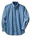Port & Company Long Sleeve Value Denim Shirt, L, Faded Blue