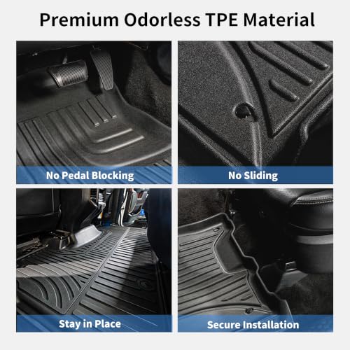 Image of Floor Mats for 2013-2018 Dodge Ram 1500 2500 3500 Crew Cab