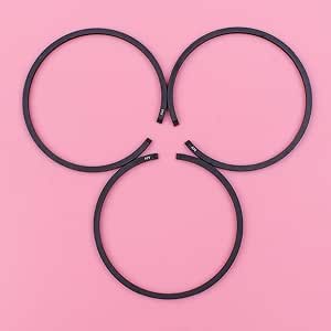 3 Anneaux De Piston 46mm X 1.5mm Pour Tronçonneuse Husqvarna 55, 257, 357XP