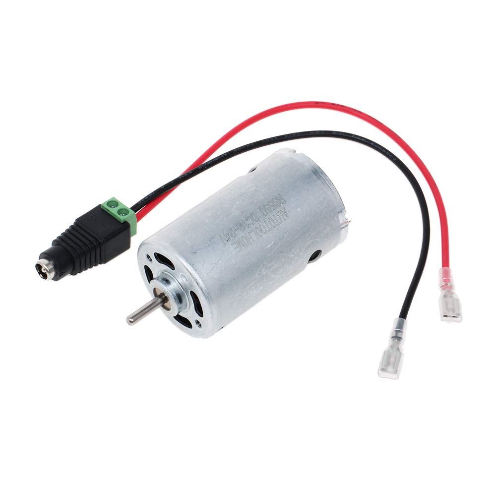 AUTOTOOLHOME 12-24V DC Motor Permanent Magnet Motor High Torque Gear for R/C Smart Cars DIY Toys and Power Drill
