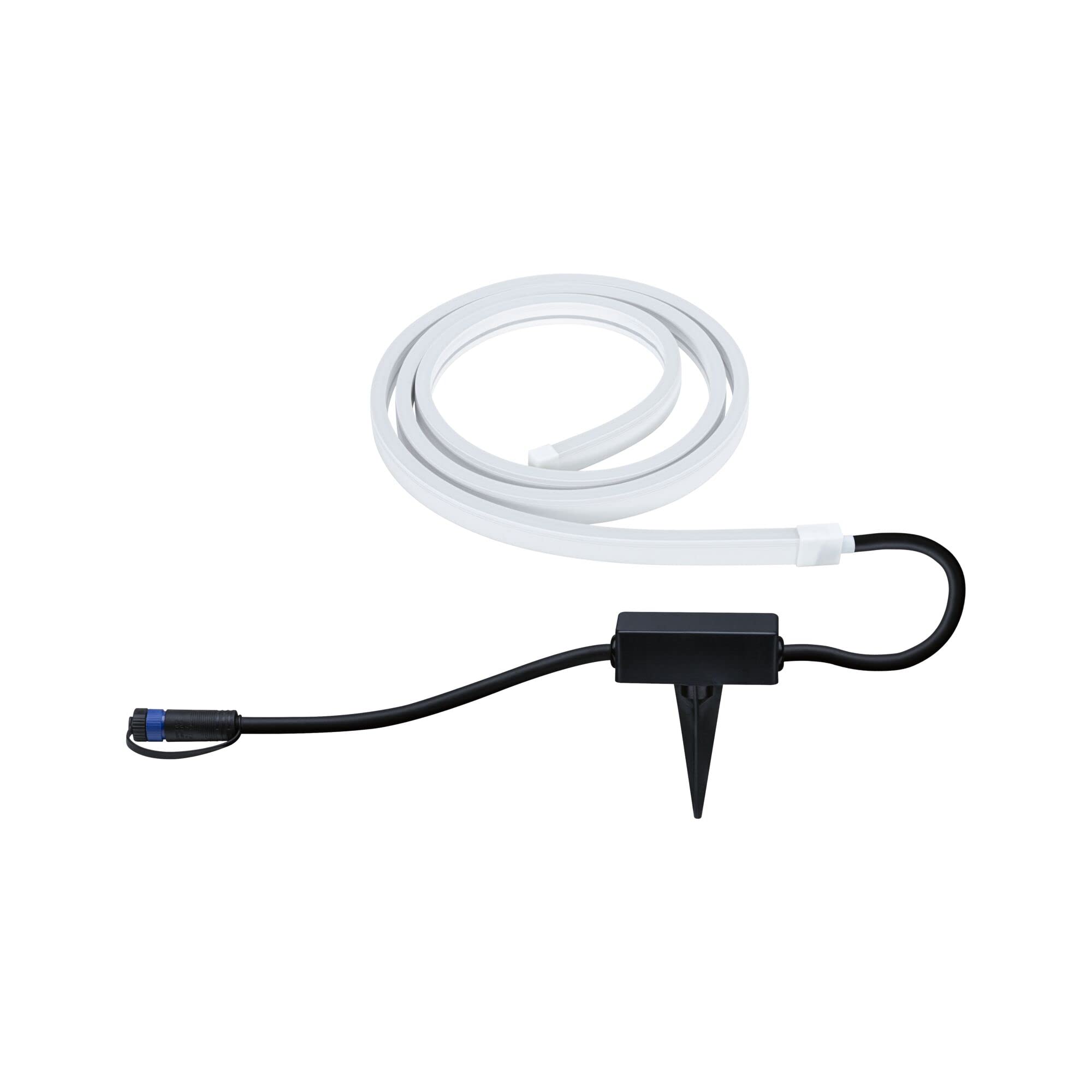 Paulmann 94560 Plug & Shine oprawa zewnętrzna LED Strip Smart Home Zigbee Smooth IP67 2m w zest. 1x11W ściem. sterow. barwą RGBW Biały tw. szt. 3000K