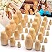 Lot 10 Matryoshka Russian Nesting Doll Babushka Blank Unpainted Set 3 Pieces Handmade Souvenir Gift Handicraft