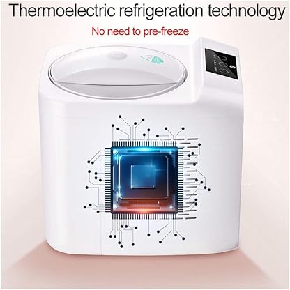 ATAAY Automatische selbstkühlende Eismaschine Thermoelektrisch kein Vorgefrieren Soft & Hard Serve 1L Gelato Sorbet Frozen Yoghurt – Bild 4