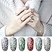 CLAVUZ Starry Gel Polish 6pcs Soak Off Super Bling Gel Nail Lacquer Set Glitter Nail Art Manicure New Starter Gift Kit