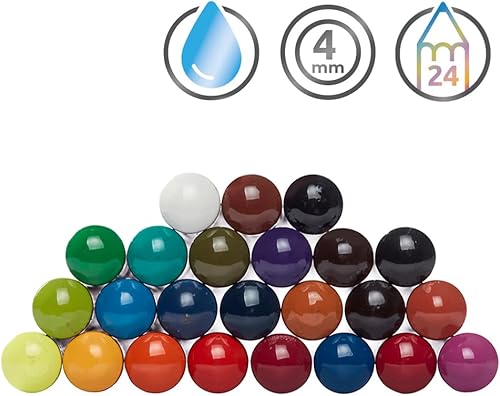 Vista 12 de Derwent Inktense - Juego de 36 lápices en caja metálica, núcleo redondo de 4mm, firme, soluble en agua, ideal para acuarela, ilustrar, colorear