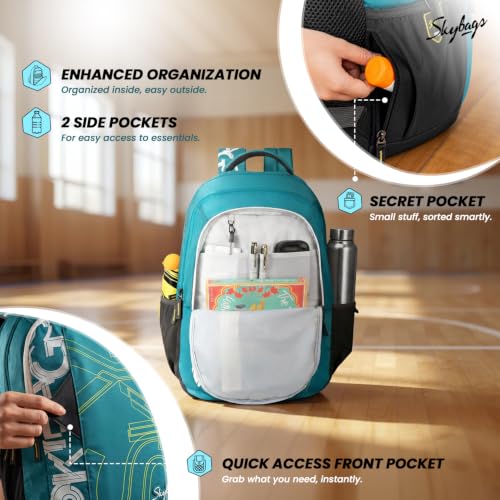 Image of Skybags Brat Pro Max 15.6 Inch Compatible Unisex 35L Laptop Backpack | Premium Durable Fabric| 3 Compartments | Padded Backpanel | Office & Casual Travel Backpack for Men & Women