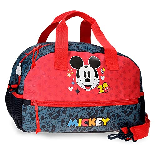Disney Mickey Get Moving Bolsa de Viaje Multicolor 40x25x18 cms Poliéster