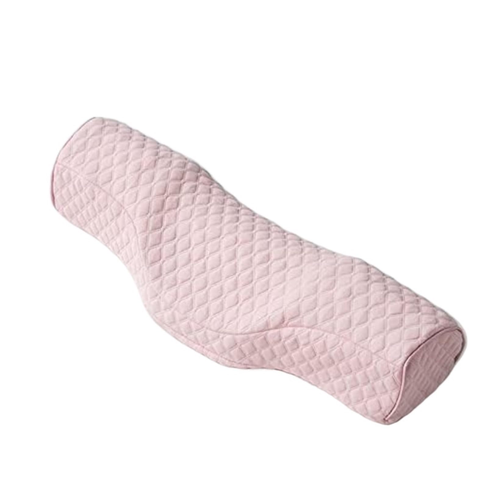 Poduszka z pianki memory | Wielokolorowa poduszka podróżna do spania z pianki Memory 45x15(Pink)