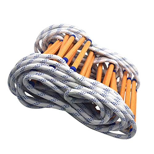 Image of Emergency Fire Escape Ladder Soft Rope Lightweight W /Hooks for Aerial Work|Sporting Goods|Outdoor Sports|Climbing & Caving|Ropes, Cords & Slings