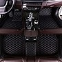 Car Floor Mats for Land Rover Defender 2020-2023,Leather Luxury Floor Liner All Weather Protection Carpet,Black