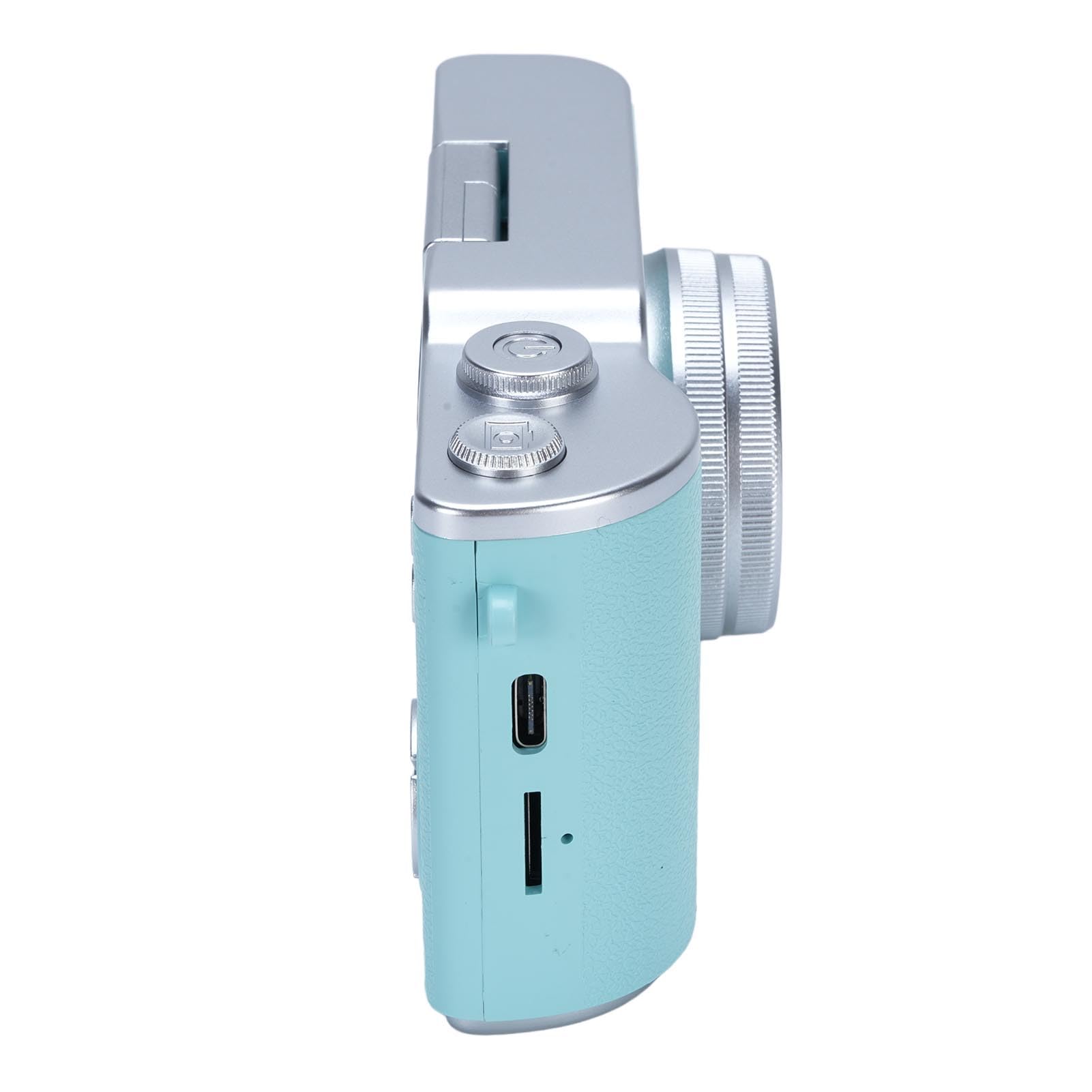 Topiky Cámara Digital 1080P 48MP Pantalla Abatible de 2,4 Pulgadas, Cámara de Vídeo Compacta con Zoom Digital 8X, de Fotografía para Niños y Adolescentes (Green)