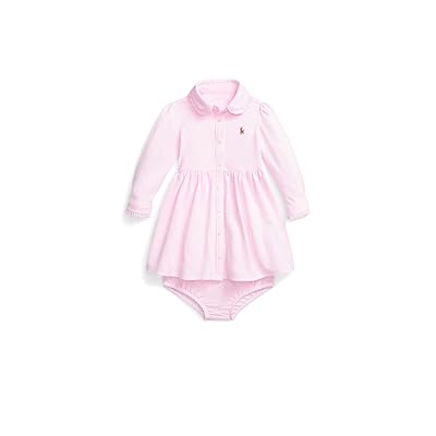 Polo Ralph Lauren Kids Oxford Mesh Dress Bloomer (Infant) Girl