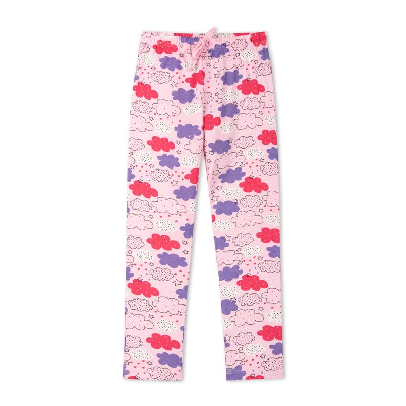 Image of Real Basics Girls Cotton All Over Print Pajamas(Pack of 3)
