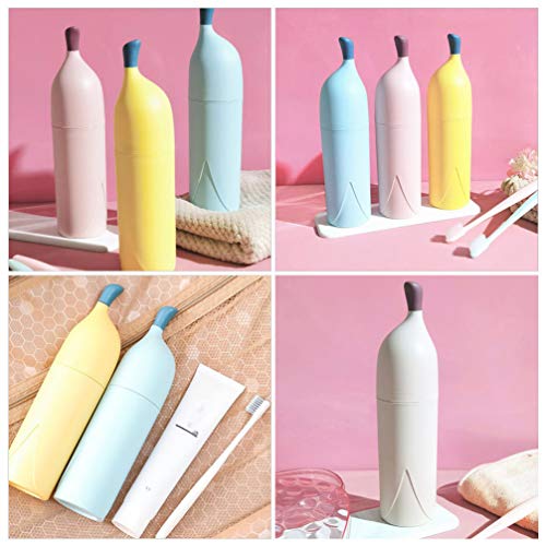 Hemoton 3 Unidades Porta-Estojos de Escova de Dentes de Viagem Organizador de Porta-Copos de Lavagem