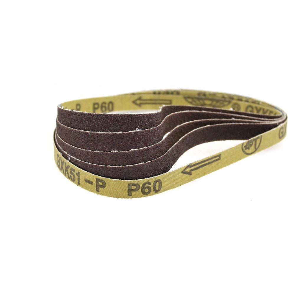 50 sztuk 457 * 13mm taśmy ścierne szlifierki pneumatyczne akcesoria do szlifierek taśmowych P40 P60 P80 opcjonalnie, P80, 457x13mm