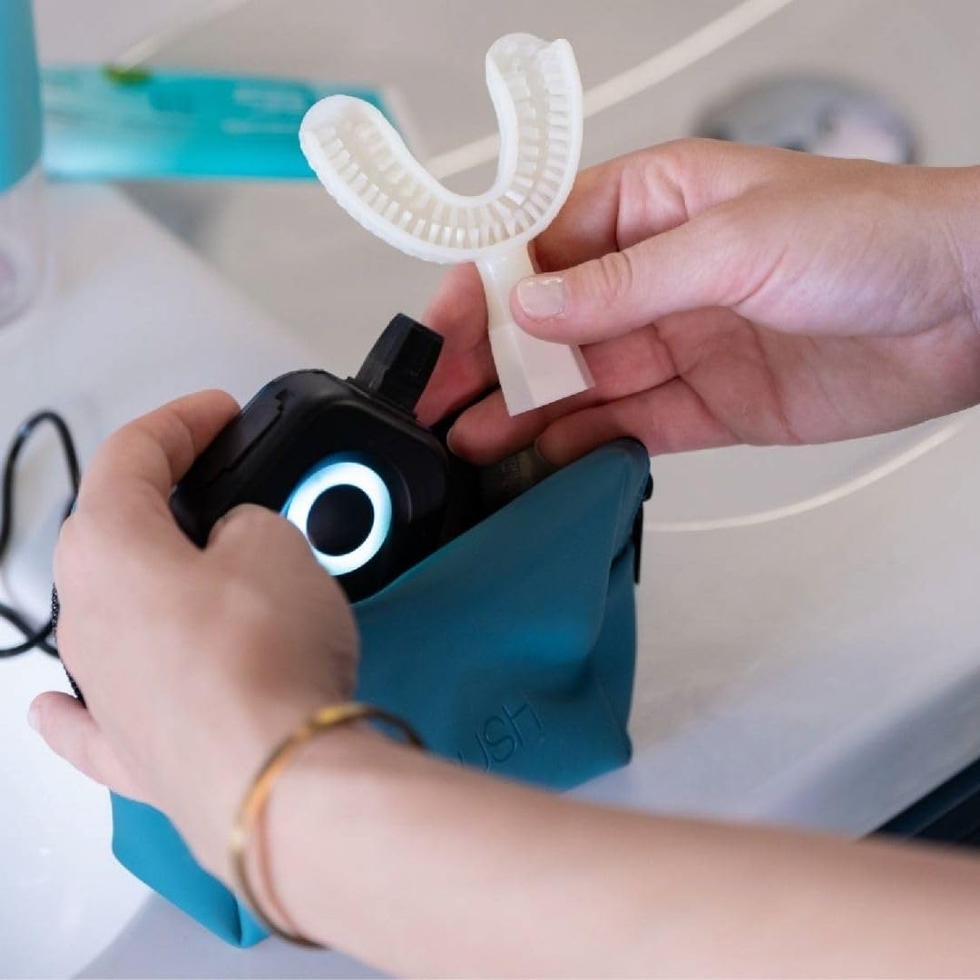 Y-Brush – Cepillo de dientes eléctrico – Cepillo en Y – 3 meses de duración – Pack NylonBlack Premium