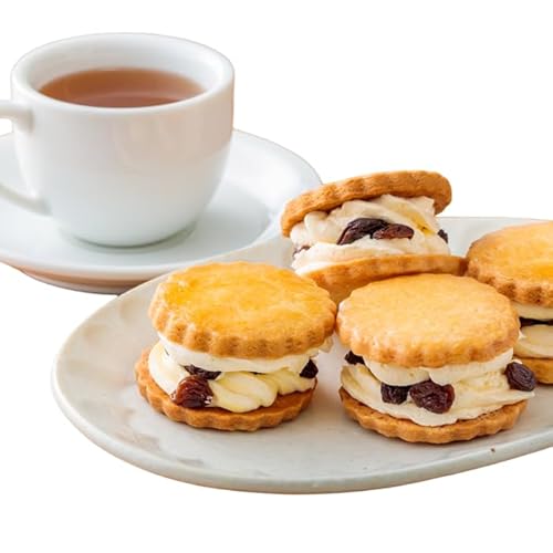 ケーキハウスくるみの里の「ラムレーズンサンド」10個 無添加 甘さ控えめ 食べ応えのあるサイズ感! ギフトやプレゼントにもぴったり! [スイーツ 洋菓子 お菓子]
