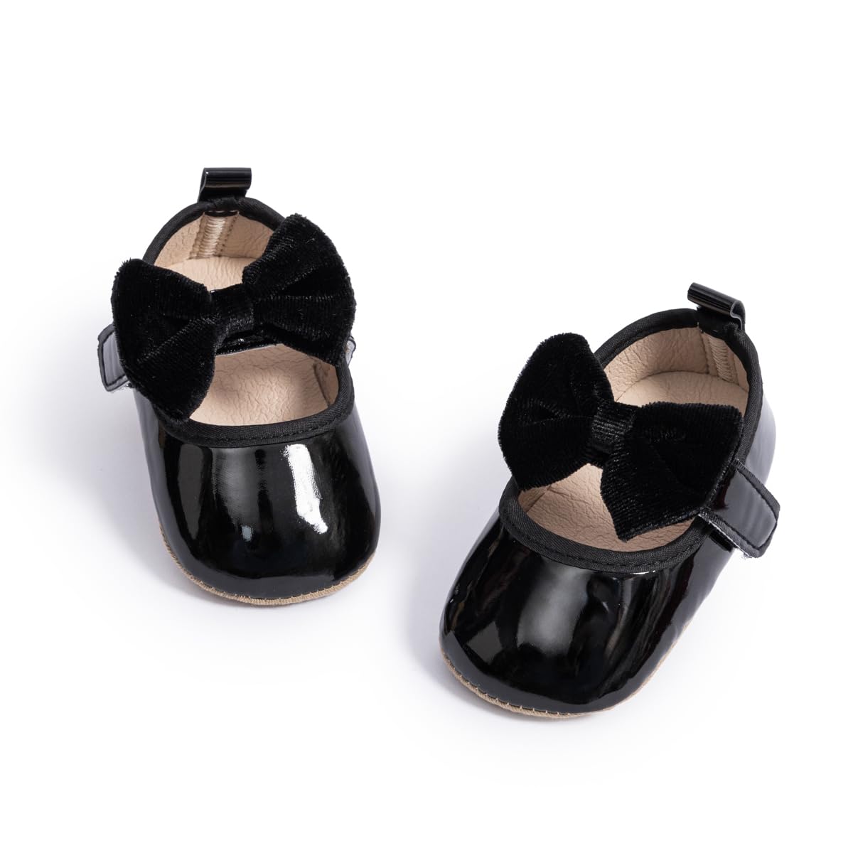 CENCIRILY Baby Girl Mary Jane Shoes Anti-Slip First Walking Bowknot Soft Sole Princess Wedding Dress Flats for 0-18 Month — view 7